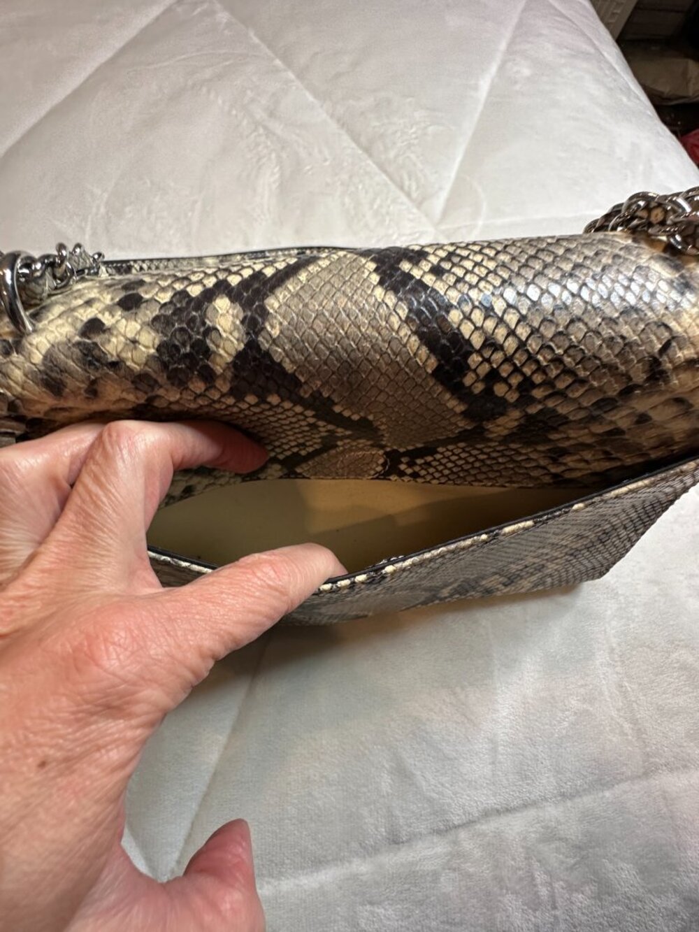Tory Burch snakeskin leather crossbody - Picture 6 of 6